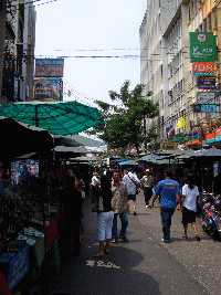 Enge Gassen in Bangkok City