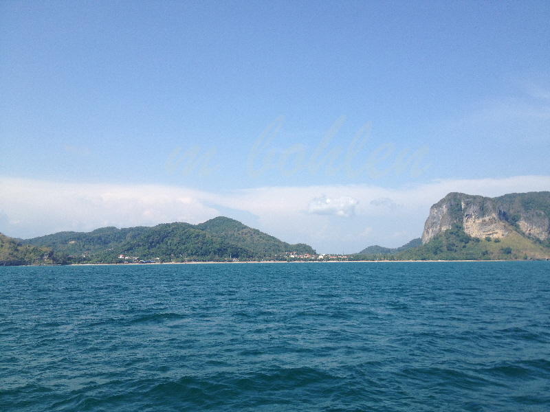 Wunderschoen versteckter Strand Krabi 2013