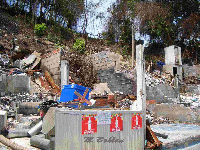 Zerstörung vom Tsunami auf Phiphi Island