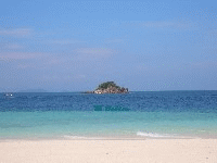 Einsame Insel in  der Nähe von Phuket  a lonely island